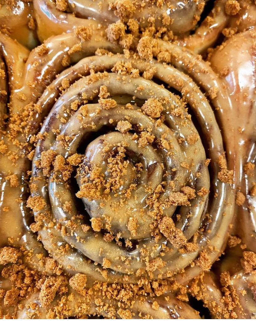 Vegan Biscoff Cinnamon Buns